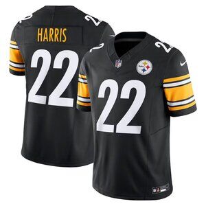 Mens Kids Youths Najee Harris Black Vapor Stitched Jersey